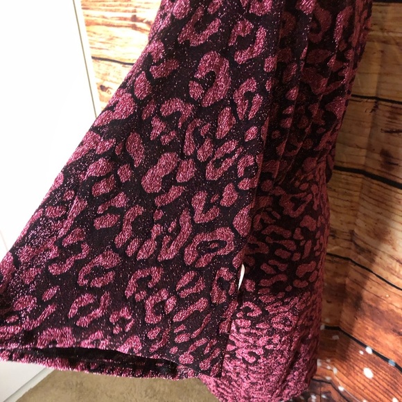 Metallic Leopard Mini Dress - Picture 13 of 16